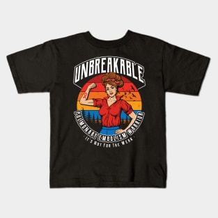 Unbreakable Pulmonary Embolism Warrior Kids T-Shirt